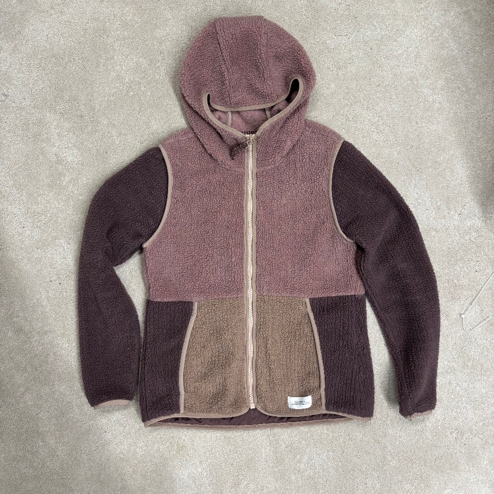 REI Co-op Aureum Sherpa Fleece Hoodie Full Zip Jacket Medium